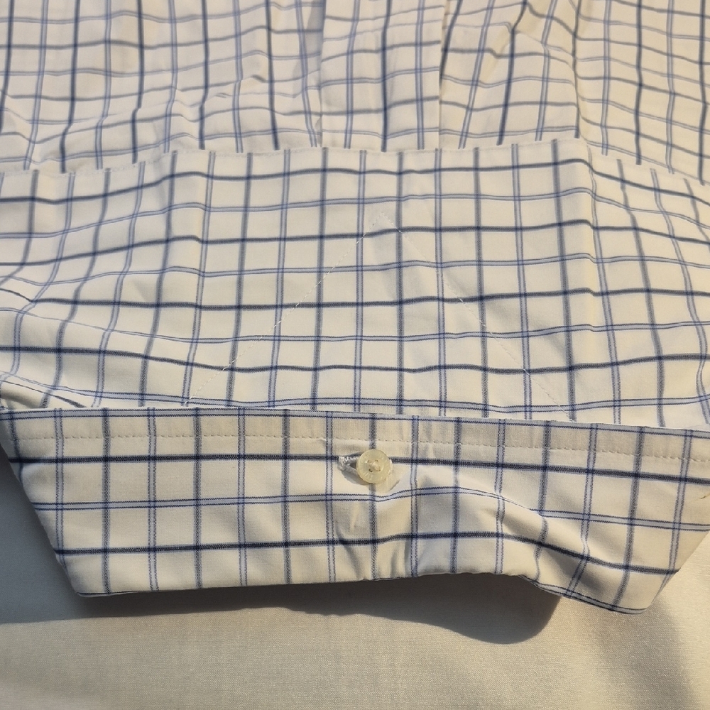 Tommy Hilfiger Blue and White Casual Button Down Shirt - Picture 13 of 14